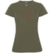 T-shirt sportiva a maniche corte da donna Montecarlo-Schizzi dello stand14