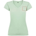 T-shirt Victoria à col en V et manches courtes pour femme-Croquis verticaux4