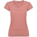T-shirt a maniche corte con scollo a V da donna Victoria-Schizzi dello stand11