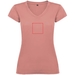 T-shirt a maniche corte con scollo a V da donna Victoria-Schizzi dello stand14