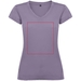 T-shirt a maniche corte con scollo a V da donna Victoria-Schizzi dello stand4