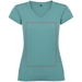 T-shirt a maniche corte con scollo a V da donna Victoria-Schizzi dello stand11