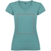 T-shirt a maniche corte con scollo a V da donna Victoria-Schizzi dello stand13