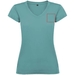 T-shirt a maniche corte con scollo a V da donna Victoria-Schizzi dello stand4