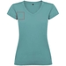 T-shirt a maniche corte con scollo a V da donna Victoria-Schizzi dello stand9