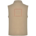 Gilet en polaire unisexe Bellagio-Croquis verticaux5