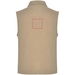 Gilet en polaire unisexe Bellagio-Croquis verticaux6