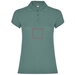 Star Poloshirt für Damen-Standskizze14