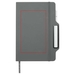 Blocco note formato A5 con copertina rigida e combinazione di penna e matita Nexus-Schizzi dello stand7