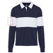 Sweatshirt de rugbyen coton organique Clyde unisexe-Croquis verticaux12