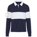 Sweatshirt de rugbyen coton organique Clyde unisexe-Croquis verticaux13