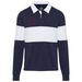 Sweatshirt de rugbyen coton organique Clyde unisexe-Croquis verticaux3