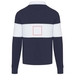 Sweatshirt de rugbyen coton organique Clyde unisexe-Croquis verticaux8