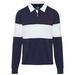 Sweatshirt de rugbyen coton organique Clyde unisexe-Croquis verticaux5