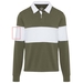 Sweatshirt de rugbyen coton organique Clyde unisexe-Croquis verticaux12