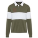 Sweatshirt de rugbyen coton organique Clyde unisexe-Croquis verticaux3