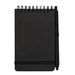 Blocco note formato A6 con copertina rigida in plastica recuperata in prossimità degli oceani e pen-Schizzi dello stand1
