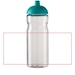 Bouteille de sport H2O Active® Eco Base 650ml avec couvercle dôme-Croquis verticaux1