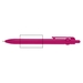 Stylo bille Fidget en plastique recyclé (encre noire)-Croquis verticaux1