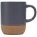 Tazza in ceramica con dettagli in sughero e finitura opaca da 300 ml Billie-Schizzi dello stand2