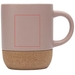 Mug Billie en céramique de 300 ml avec détails en liège et finition matte-Croquis verticaux2