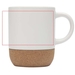 Billie kubek ceramiczny z nadrukiem sublimacyjnym o pojemności 300 ml z detalami z korka-Szkic opisu2