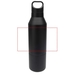 Odessy 600 ml Isolierflasche und 300 ml Becher aus RCS recyceltem Edelstahl-Standskizze1