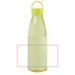 Bergen Trinkflasche aus recyceltem Kunststoff 800 ml-Standskizze1