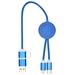 Alasia 30 cm 5-in-1 Kabel aus recyceltem Kunststoff für Datenübertragung und 27W Schnellladung-Standskizze1
