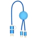 Alasia 30 cm 5-in-1 Kabel aus recyceltem Kunststoff für Datenübertragung und 27W Schnellladung-Standskizze5