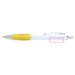 Penna a sfera in plastica riciclata Nash (inchiostro blu)-Schizzi dello stand2