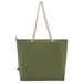 Tote bag termica da spiaggia in materiale riciclato certificato GRS con manici in corda Panama - 23L-Schizzi dello stand1