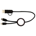 Citala 30 cm 5-in-1 Kabel aus recyceltem Kunststoff für Datenübertragung und 27W Schnellladung-Standskizze1