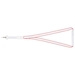 Lanyard Balta in PET riciclato con sgancio di sicurezza e fibbia-Schizzi dello stand3