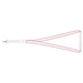 Lanyard Balta in PET riciclato con sgancio di sicurezza e fibbia-Schizzi dello stand1