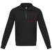 Tin sweter unisex Aware™ z materiałów z recyklingu z zamkiem błyskawicznym na 1/4 długości-Szkic opisu3