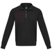 Tin sweter unisex Aware™ z materiałów z recyklingu z zamkiem błyskawicznym na 1/4 długości-Szkic opisu7