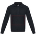 Tin sweter unisex Aware™ z materiałów z recyklingu z zamkiem błyskawicznym na 1/4 długości-Szkic opisu11