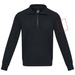 Sweater unisexe Aware™ recyclé à fermeture quart de zip-Croquis verticaux18