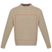 Jet sweter unisex Aware™ z okrągłym dekoltem z materiałów z recyklingu-Szkic opisu9