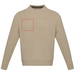 Jet sweter unisex Aware™ z okrągłym dekoltem z materiałów z recyklingu-Szkic opisu7
