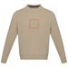 Jet sweter unisex Aware™ z okrągłym dekoltem z materiałów z recyklingu-Szkic opisu12