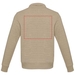 Tin sweter unisex Aware™ z materiałów z recyklingu z zamkiem błyskawicznym na 1/4 długości-Szkic opisu17