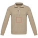 Sweater unisexe Aware™ recyclé à fermeture quart de zip-Croquis verticaux12