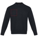 Jet sweter unisex Aware™ z okrągłym dekoltem z materiałów z recyklingu-Szkic opisu7