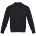 Jet sweter unisex Aware™ z okrągłym dekoltem z materiałów z recyklingu-Szkic opisu11