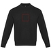 Jet sweter unisex Aware™ z okrągłym dekoltem z materiałów z recyklingu-Szkic opisu12