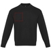 Jet sweter unisex Aware™ z okrągłym dekoltem z materiałów z recyklingu-Szkic opisu6