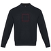 Jet sweter unisex Aware™ z okrągłym dekoltem z materiałów z recyklingu-Szkic opisu12