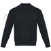 Jet sweter unisex Aware™ z okrągłym dekoltem z materiałów z recyklingu-Szkic opisu3